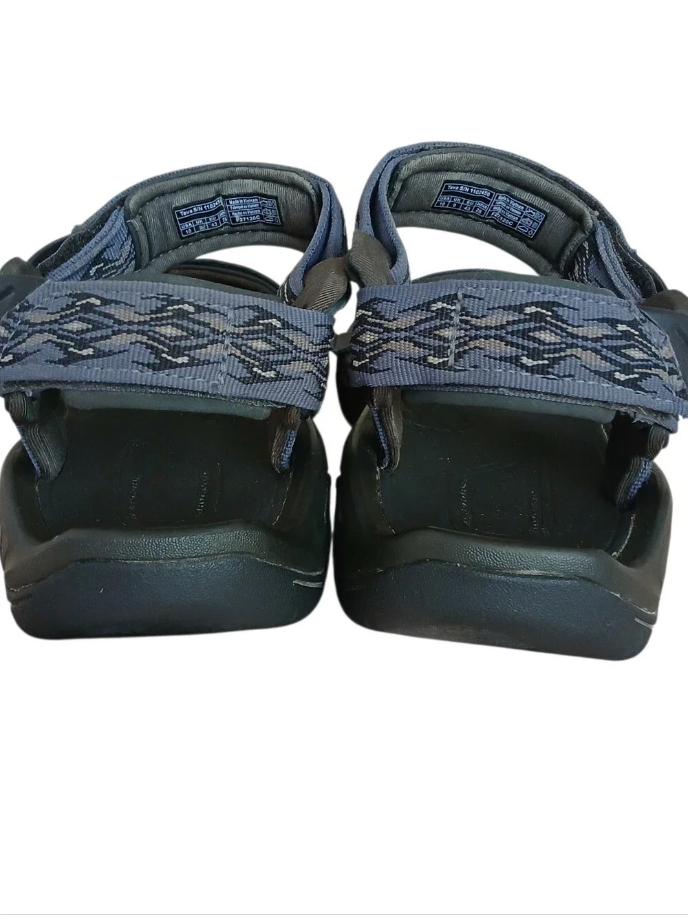 TEVA Terra Fi5 Universal Hiking Sandals Men's 10 Madang Blue Rugged Adjustable